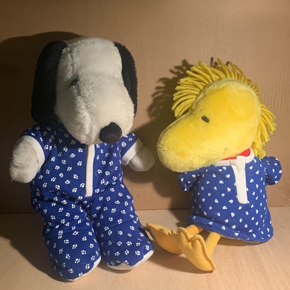 Peanuts Other - KOHL'S KOHLS CARES FOR KIDS PEANUTS SNOOPY WOODSTOCK PAJAMAS PLUSH stuffed dolls